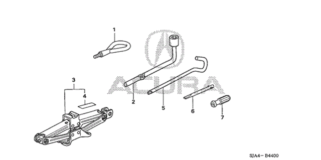 Tools - Jack for 2006 Acura RL #0