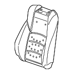 81527TVAA11 - Body: Seat Back Pad for Honda: Accord Image