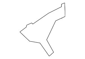 8S0807572 - Body: Bumper Cover Support Rail for Audi Image