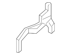 8S0807330D - Body: Bumper Impact Bar Bracket for Audi Image