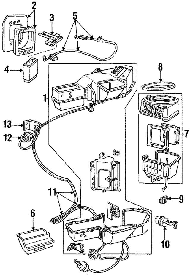 E3AZ18476E - HVAC: Heater Core for Ford: Country Squire, LTD, LTD Crown Victoria | Lincoln: Continental, Town Car | Mercury: Colony Park, Grand Marquis, Marquis Image