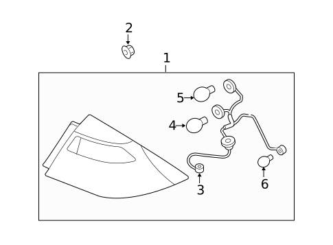 Tail Lamps for 2009 Ford Taurus #0