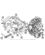 6101099 - Engine Mounting: Bolt for Chrysler: PT Cruiser | Dodge: Neon Image