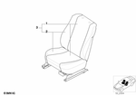 51927079670 - Seats: Upholstery Leather Skin for BMW: 525i, 525xi, 530i, 530xi, 545i, 550i Image image