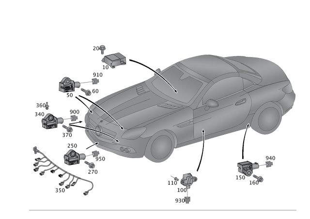 1729015704 - Electrical System: Control Unit for Mercedes-Benz: AMG GT S, SLC300, SLC43 AMG, SLK250, SLK300, SLK350, SLK55 AMG Image image