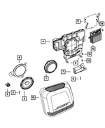 68104765AB - : Speaker Bracket for Mopar Image