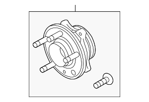 2011-2019 Ford Motorcraft Wheel Bearing And Hub Assembly HUB-87 ...