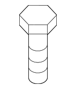 N91196402 - Body: Seat Assembly Mount Bolt for Audi: e-tron GT, e-tron Quattro, e-tron S, e-tron S Sportback, e-tron Sportback, Q3, Q4 e-tron, Q4 e-tron Sportback, Q8 e-tron, Q8 e-tron Sportback, SQ8 e-tron, SQ8 e-tron Sportback Image