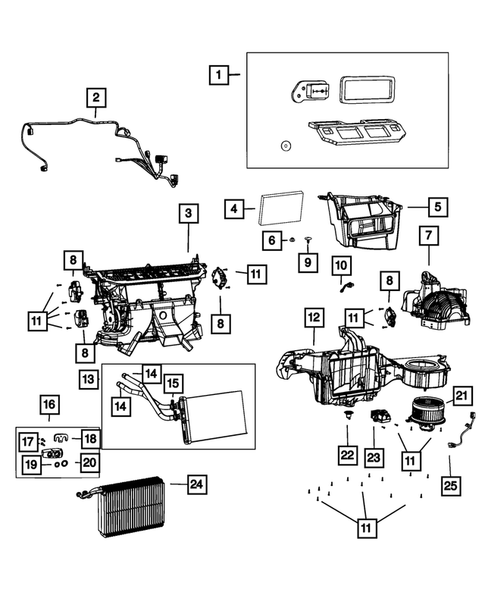 Air Conditioner and Heater Units for 2022 Dodge Challenger #0