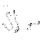 68280788AC - Cooling: Radiator Inlet Hose for Jeep: Wrangler Image