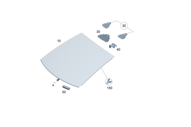 2956700700 - Window System: Windshield for Mercedes-Benz Image image