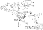 31111092323 - Front Axle: Front Axle Support for BMW Image