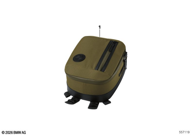 77455A5CE48 - : Tank bag attachment strap for BMW-Motorrad Image