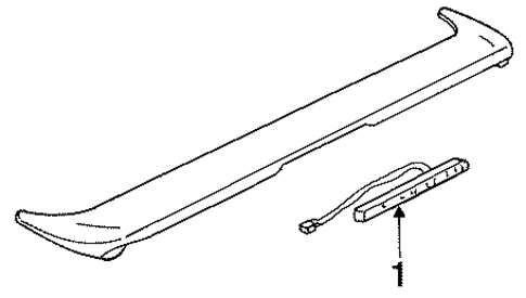 High Mount Lamps for 1993 Honda Accord #1