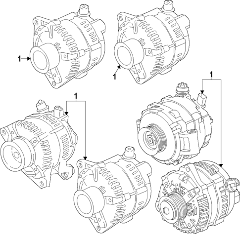 Alternator for 2025 Ford F-350 Super Duty #0
