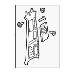 32368798 - Body: Upper Center Pillar Trim for Volvo Image