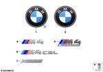 51117886503 - : Plaque With Adhesive Film for BMW Image