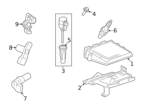 Ignition System for 2012 Lincoln MKZ #0