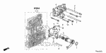 22743PG4000 - Transmission - Automatic: PIPE, THIRD CLUTCH for Honda Image