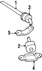 4637100 - Suspension: Stabilizer Bar for Mopar Image
