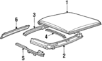 E6TZ1350202A - Body: Roof Panel for Ford: Ranger Image