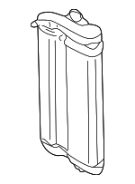 1J0201801L - Emission System: Vapor Canister for Volkswagen: Golf, Jetta Image