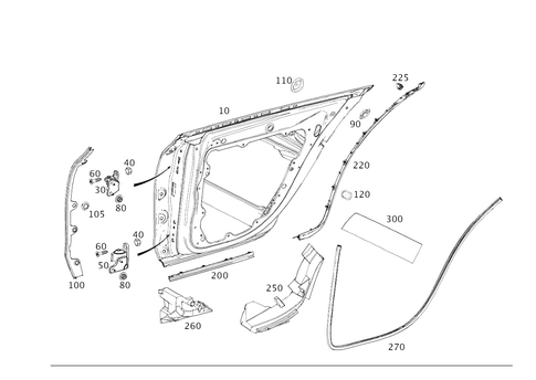 Rear Doors for 2021 Mercedes-Benz AMG GT 43 #0