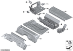 41007488071 - Bodywork: Front Trunk Floor for BMW Image