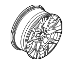 36115A6F114 - Suspension: Wheel, Alloy for BMW Image