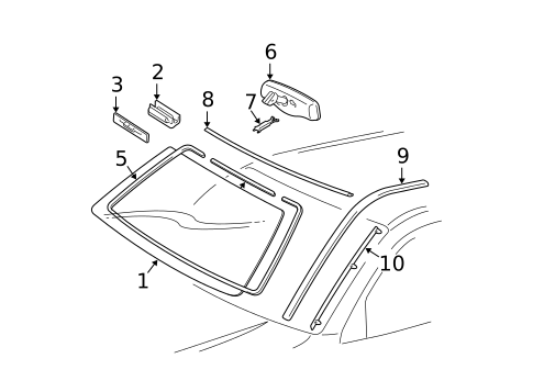 Reveal Moldings for 2009 Toyota 4Runner #0