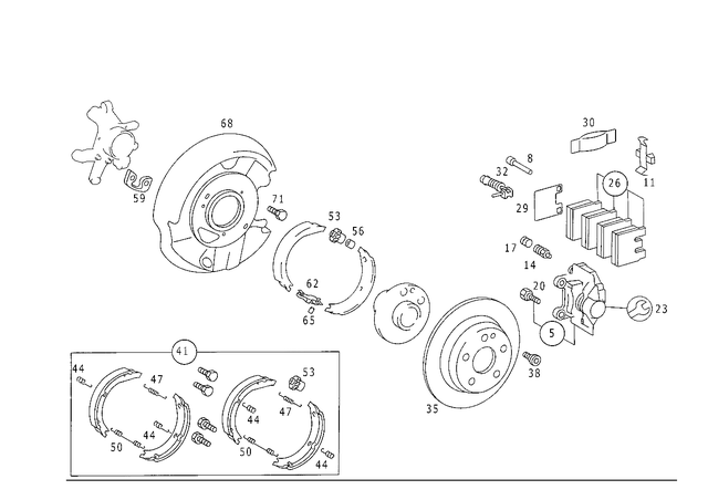 1991436064 - Brakes: Pin for Mercedes-Benz: C220, C230, C280, SLK230, SLK320 Image image