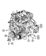 R4743805AD - Steering: Power Steering Pump, Remanufactured for Mopar Image