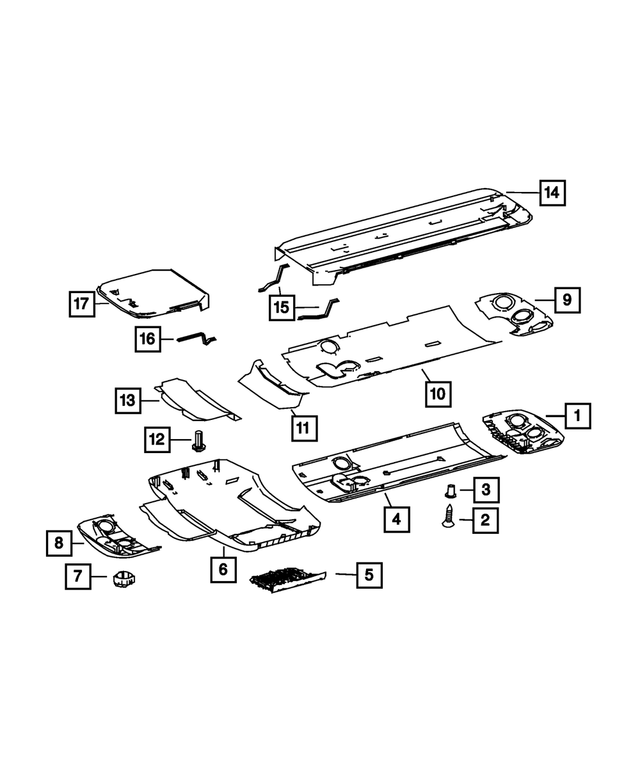 1HE31CS8AA - Air Conditioning &amp; Heater: Grille for Mopar Image