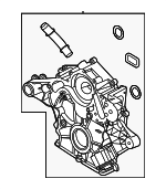 LC3Z6019C - : Front Cover for Ford: E-350 Super Duty, E-450 Super Duty, F-250 Super Duty, F-350 Super Duty, F-450 Super Duty, F-550 Super Duty Image