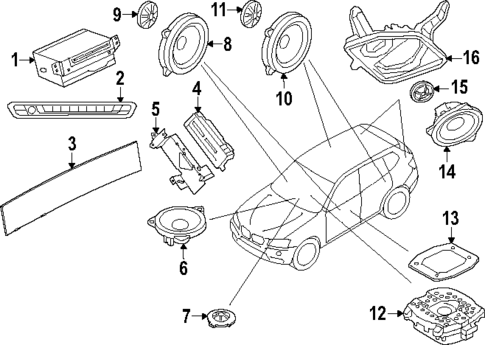 Sound System for 2023 BMW X7 #0