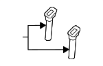 8W0881920E - Body: Headrest Guide for Audi Image