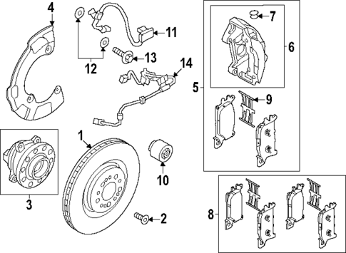 Front Brakes for 2023 Genesis GV80 #0