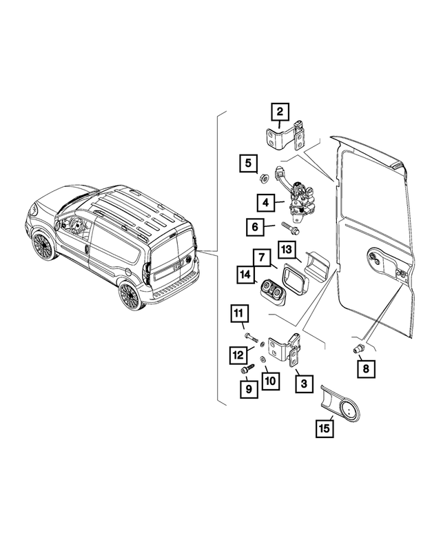 « 6106178AA – Doors, Door Mirrors and Related Parts : Circlip En Plastique Ecrou pour Mopar Image »