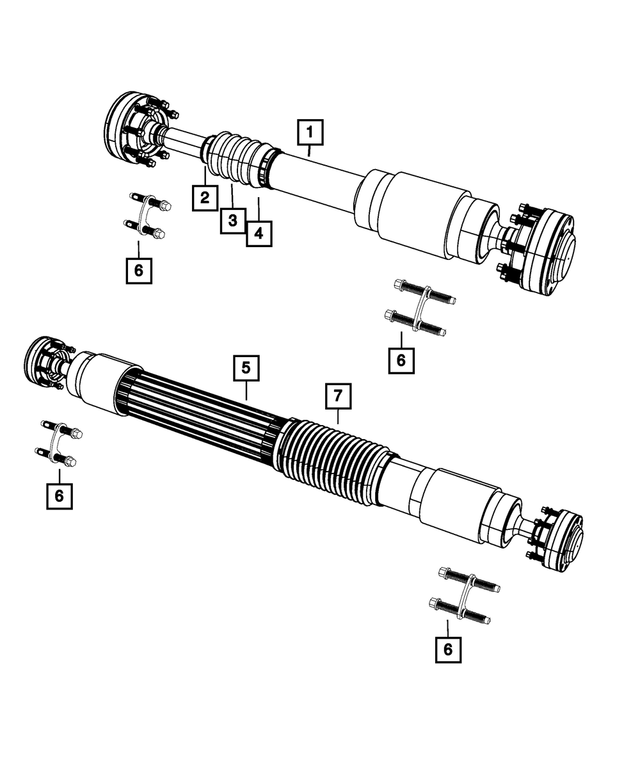 « 52853336AC – Rear Axle; Dana 226 MM; Differential and Drive Line : Entraînement Arbre pour Mopar Image »