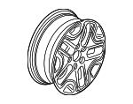 6SX37RXFAA - Suspension: Wheel, Alloy for Jeep: Renegade Image