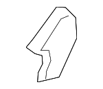 81248TZ3A11ZF - Body: Recline Cover for Honda: Passport, Pilot, Ridgeline Image