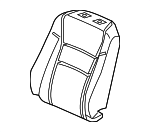 81127TG7A31 - Body: Seat Back Pad for Honda: Passport, Pilot Image