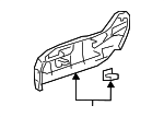81238TG7A51ZB - Body: Recline Cover for Honda: Passport, Pilot, Ridgeline Image