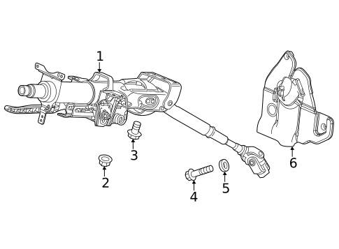 Steering Column Assembly for 2025 Acura Integra #0