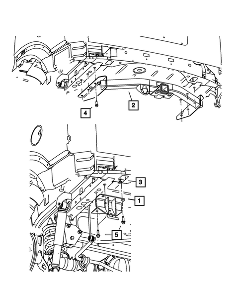 Trailer Tow and Tow Hooks for 2012 Jeep Liberty #1