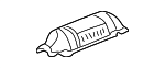 18182PAAA00 - Exhaust: Catalytic Converter Heat Shield for Honda Image