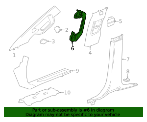 2024-2026 GMC Grip Handle 85654542 GM | GMPartsDirect.com