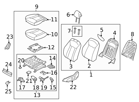 Power Seats for 2012 Hyundai Azera #2