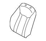 883503V570 - : Seat Back Pad for Hyundai Image