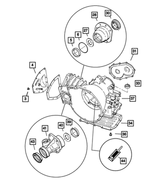 5016260AA - Automatic Transaxle 3 Speed: Transmission Case for Mopar Image